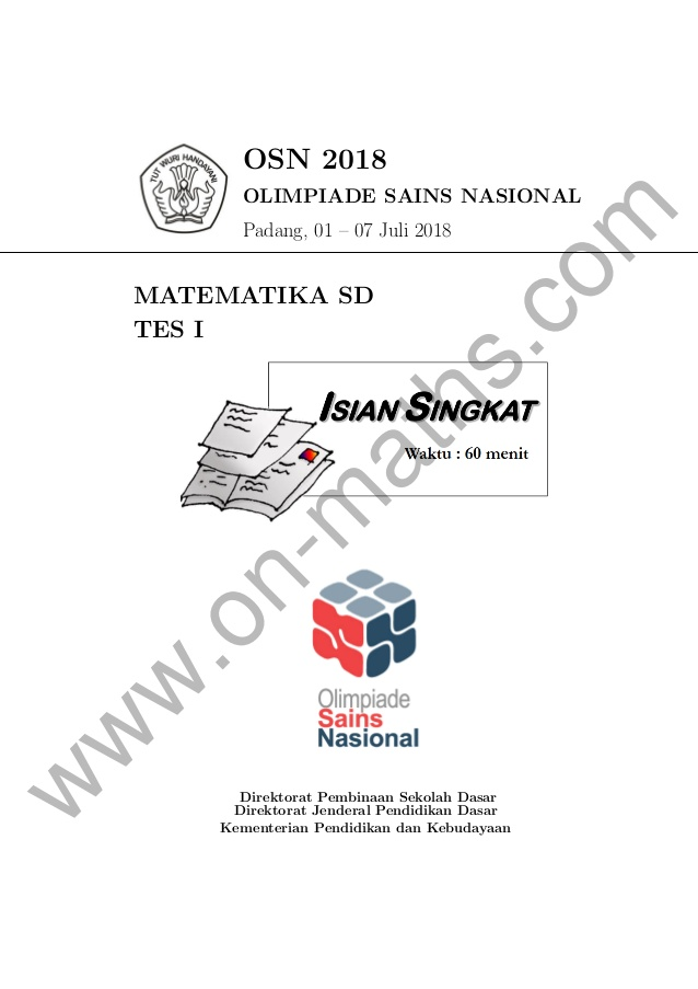 Membuka Gerbang Prestasi: Download Soal Olimpiade Sains SD Kelas 2 Tahun 2019