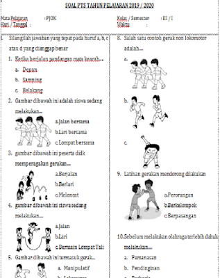 5 Soal PJOK Kelas 3 SD yang Terbukti Sulit Dijawab Anak di 2026