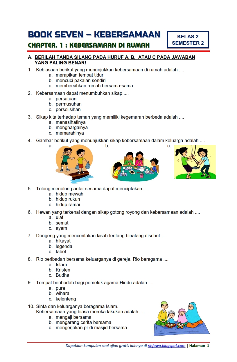 7 Soal Bahasa Indonesia Tema 6 Kelas 3 2026 yang Sering Salah, Jangan Sampai!