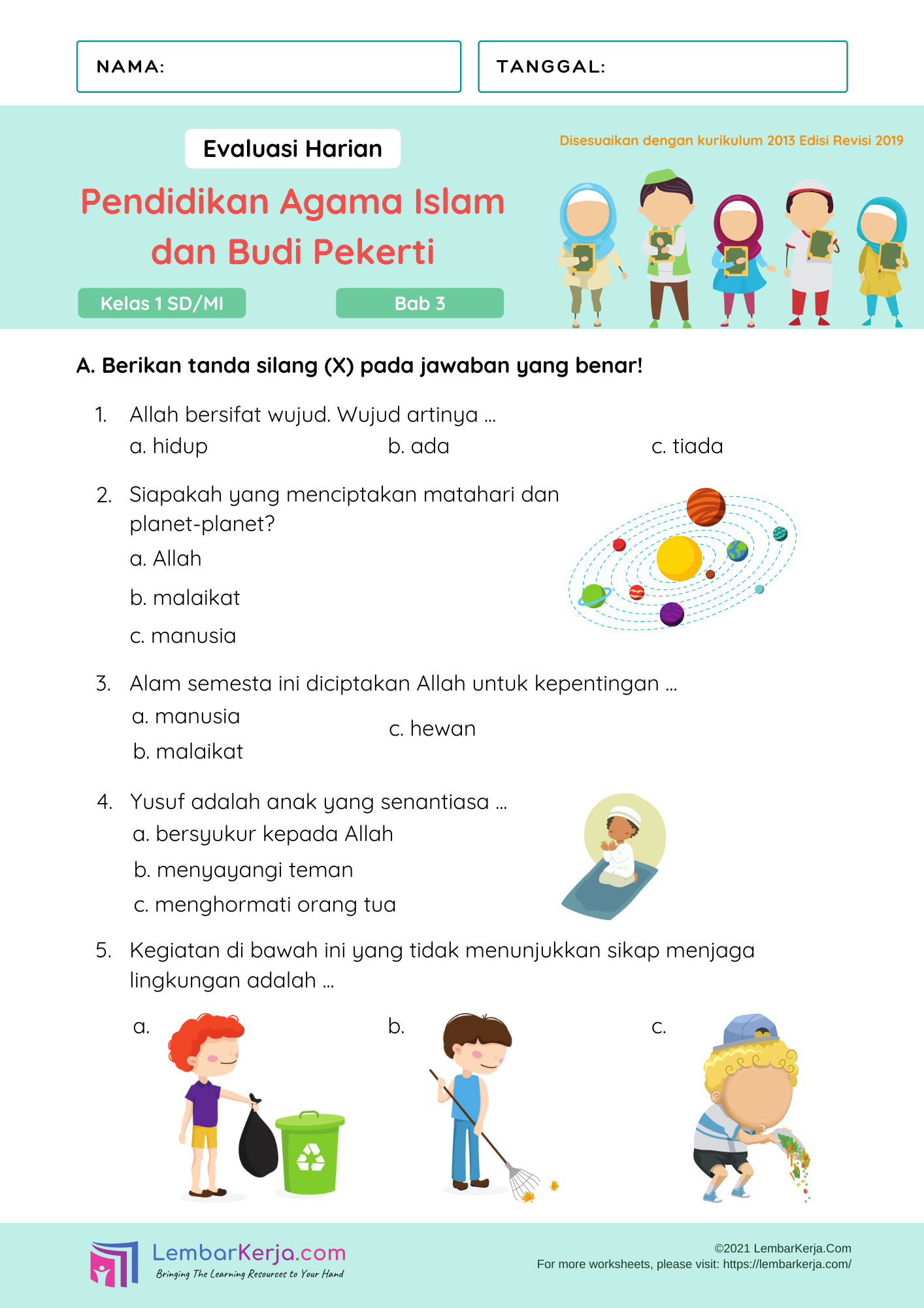 Ternyata Ini 10 Soal PAI Kelas 3 Semester 1 Kurikulum Merdeka yang Selalu Muncul di Ujian 2026
