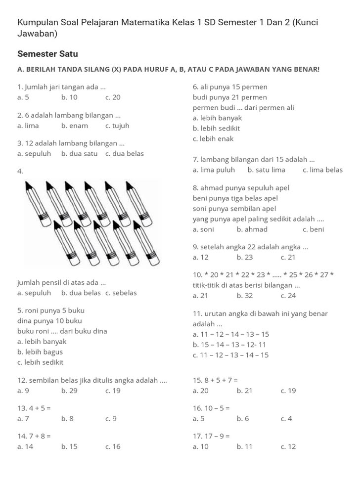 5 Contoh Latihan Soal Matematika Kelas 2 SMA Kurikulum 2013 yang Wajib Dikuasai di 2026