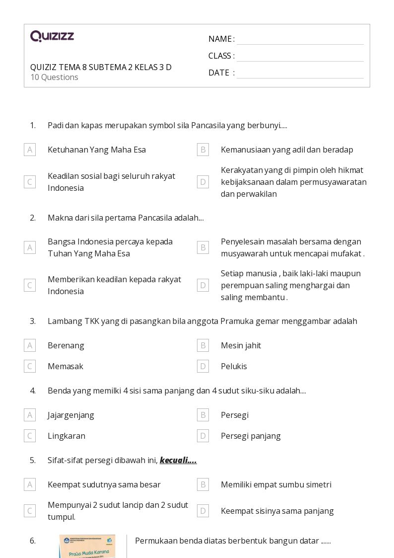 7 Fakta Mengejutkan Soal Tema 8 Subtema 2 Kelas 3 yang Wajib Diketahui Orang Tua