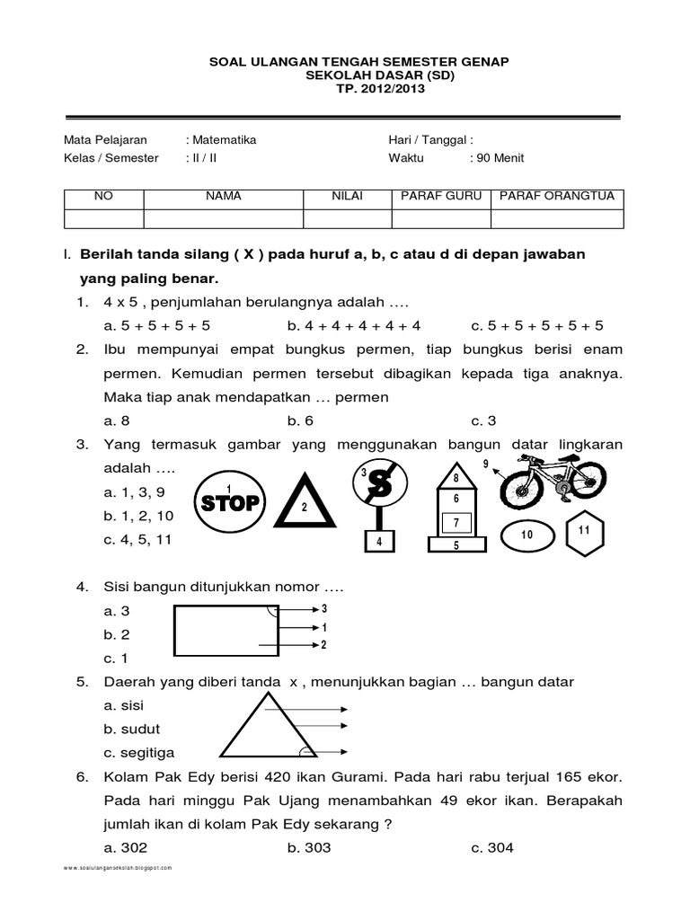 Ternyata Segini Biaya Contoh Kumpulan Soal Ujian Kelas 2 SD, Wajib Tahu