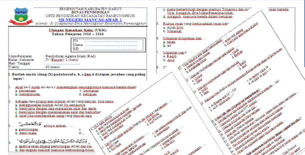 7 Rahasia Download Soal UKK Kelas 4 SD Word yang Wajib Tahu Sebelum Terlambat