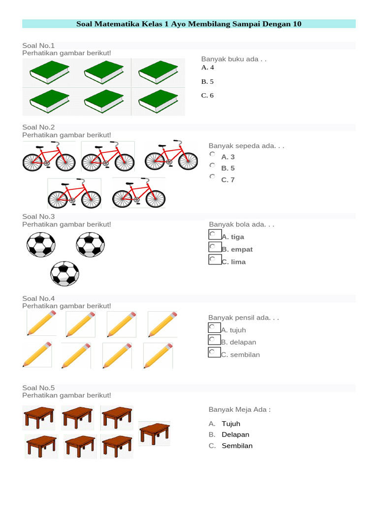 Ternyata Ini Rahasia Tak Terduga di Balik Contoh Soal Matematika Kelas 1 SD MI Semester 2 yang Sering Diabaikan Guru